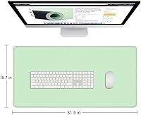 Vista 109 de Dapesuom Alfombrilla grande para mouse, alfombrilla de mouse para juegos extendida con bordes cosidos, alfombrillas de escritorio de tamaño completo