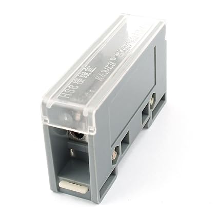 Echocart 1 Inlet 2 Outlet Splitter 35mm DIN Rail Wire Cable Terminal Block HS6