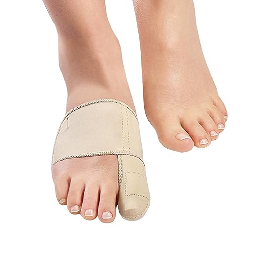 Epitact | Hallux Valgus Day Orthosis | Hallux Valgus Bunion | Corrects Deformation When Walking | Relieves Pain on Bunion in Shoe | Thin, Flexible (L (Pack of 1))
