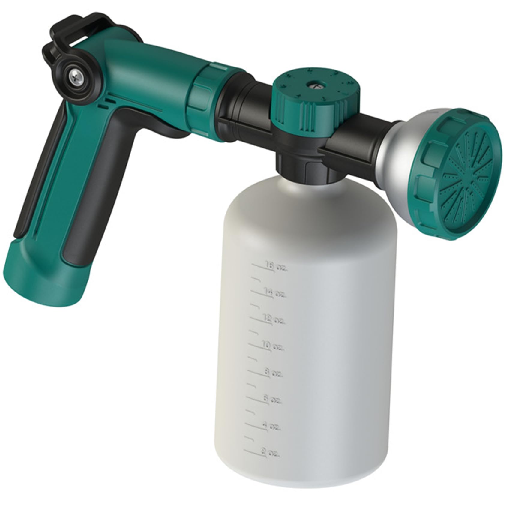 Hose End Sprayer for Liquid Fertilizer/Soap, 500ml Fertilizer Sprayer with Clear Scale, Detachable Car Wash Hose Attachment for Watering Plants, Car Washing
