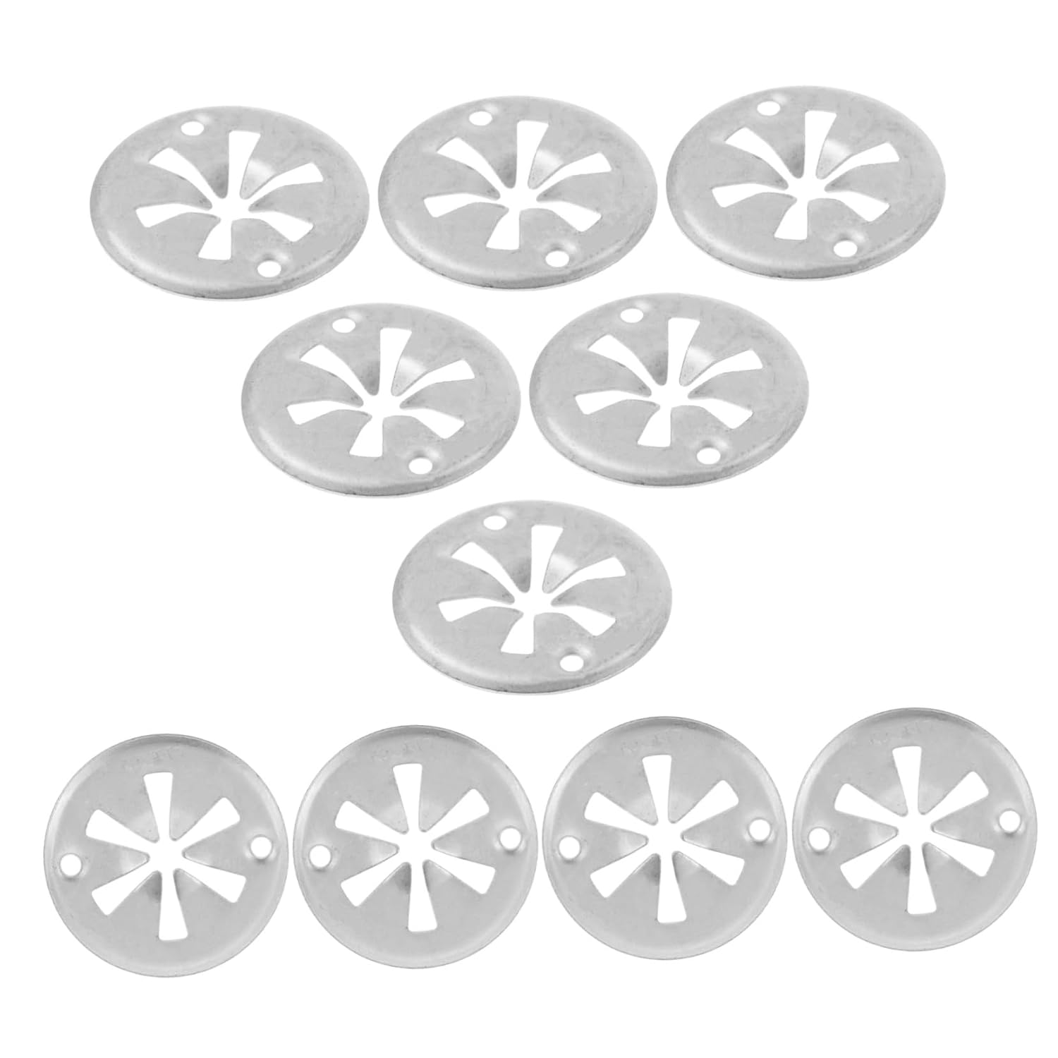 10pcs Car Heat Shield Fixing Clips Set Metal Exhaust Heat Shield Fasteners for Underbody Protection and Insulation