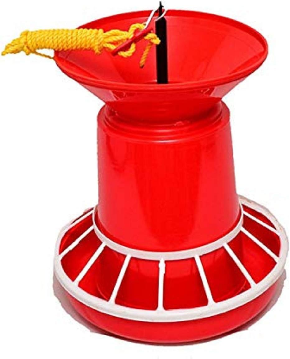 Plastic Semi Automatic Nova Feeder, 4.5kg (Red)