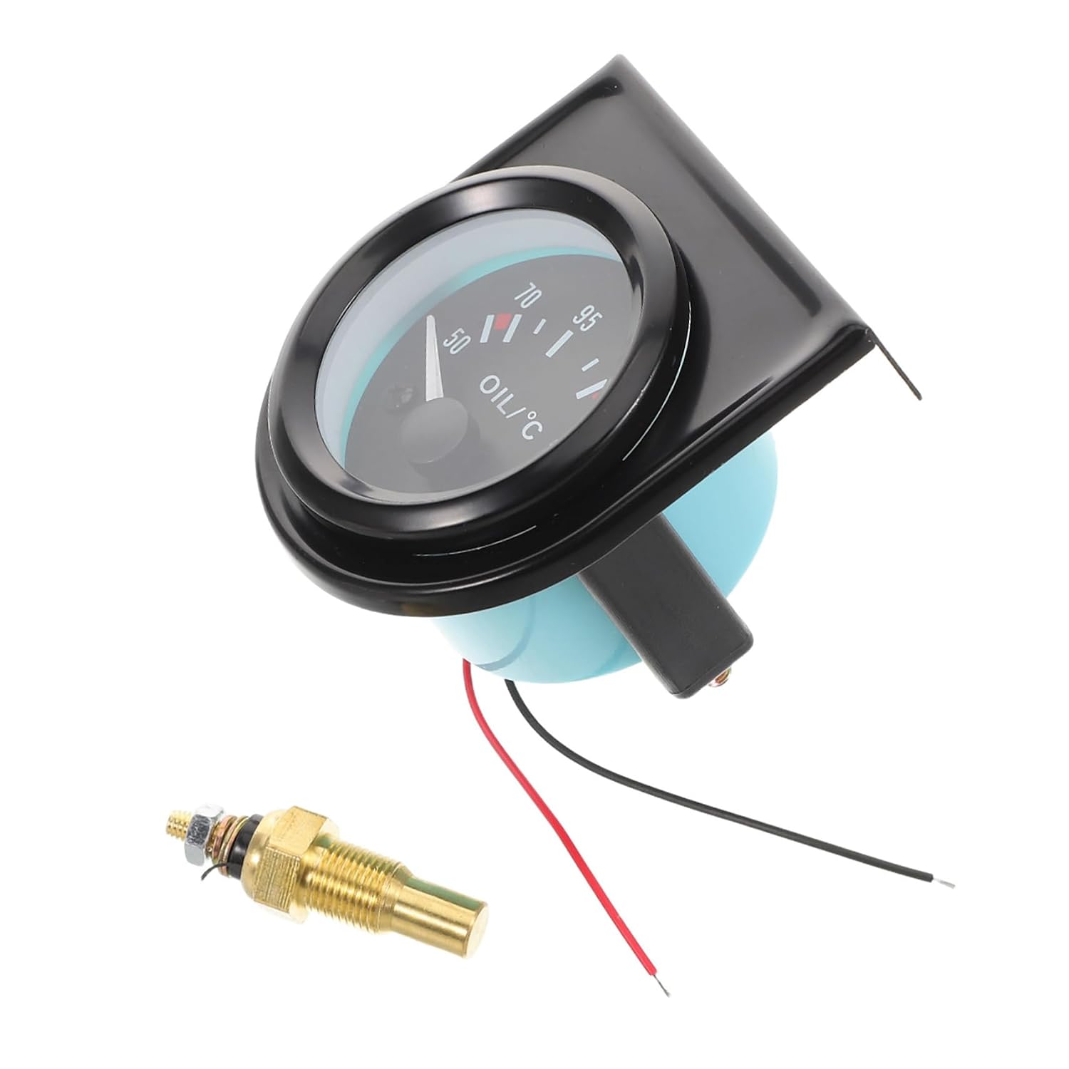 Zerodeko 12V Temperature Gauge 50-150°C Analog Pointer Style Automotive Instrument for Car Modification for Trucks and Vehicles