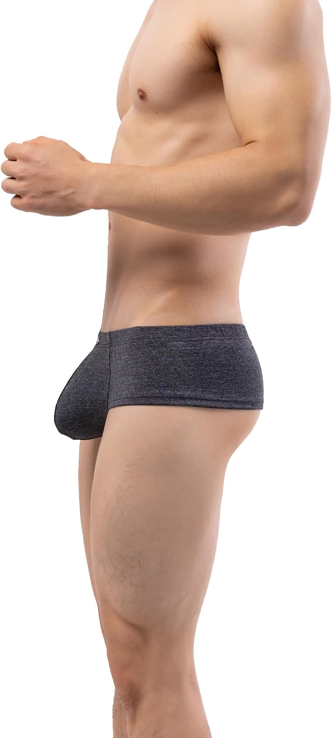 Men's Underwear Cheeky Thong Soft boxer briefs Sexy Modal Comfortable Trunks