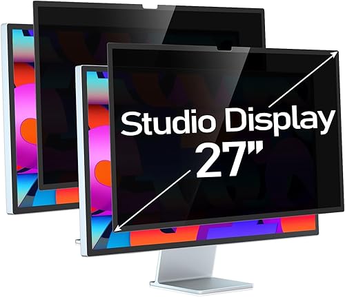 Miniatura 22 de FILMEXT Paquete de 2 filtros extraíbles de pantalla de privacidad de computadora de 24 pulgadas para monitor de escritorio/monitor sin marco todo en