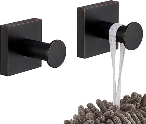 Miniatura 17 de KOKOSIRI Ganchos para Toallas de Baño para Pared de Ducha, Colgadores de Toallas, Ganchos para Bata de Baño para Puerta, Cocina, Armario, Acero Oro