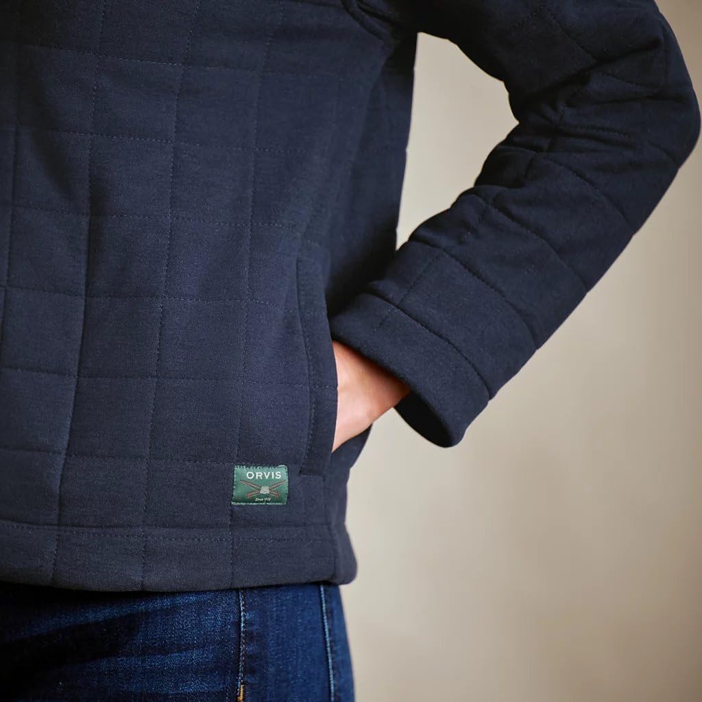 Orvis Women's Outdoor Quilted Snap Sweatshirt