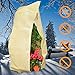 Aedcbaide Fundas de protección contra heladas para plantas, chaquetas de protección de forro polar para plantas de invierno, protección contra congelación de invierno para jardín (180 x 120 cm)