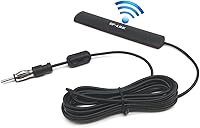 CHHLIUT Hidden AM FM Windshield Antenna for Car Truck Motorcycle - Slim Invisible Radio Booster, 10ft Cable