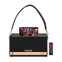 TRONICA MADHELL Wireless Bluetooth Speaker with 20W RMS Stereo Sound, Display &amp; Remote,TWS Feature, bettary Enabled Up to 4-5 hr Total Playtime, Multi-Compatibility Modes &amp; Belt, Home Audio Speakers
