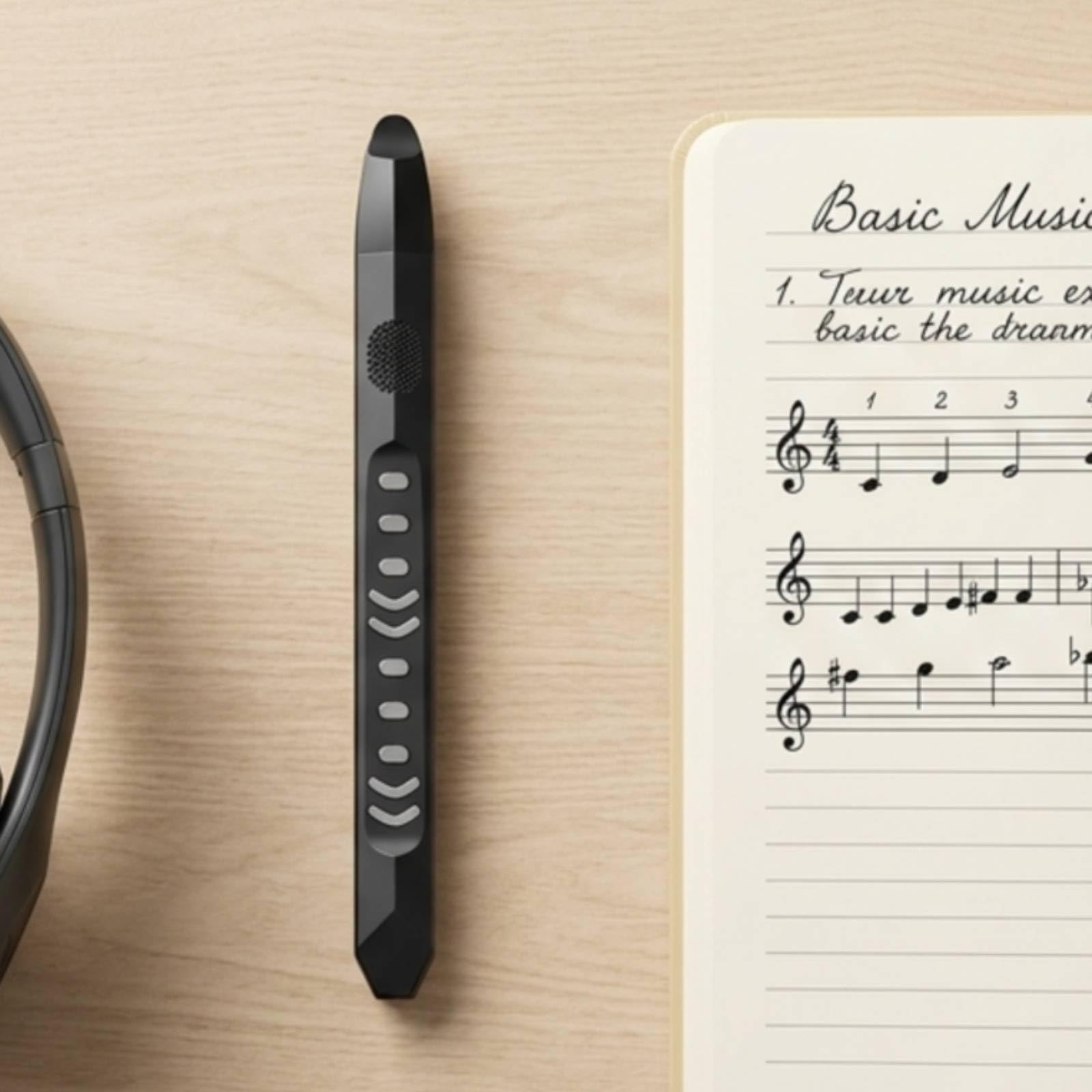 Controller Elettronico per Fiato Strumento a Fiato Digitale Portatile con Bocchino Affusolato Controllo Delle Note al Respiro Tasti Frontali Touch