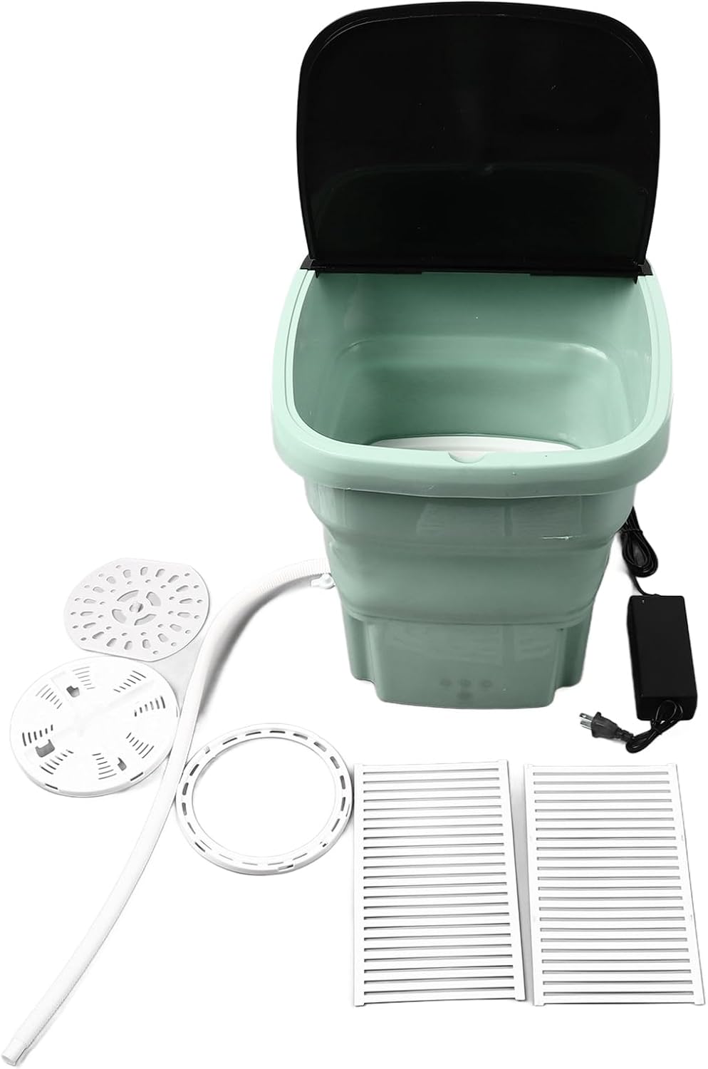 15L Portable Washing Machine, Foldable Design Mini Laundry Machine Deep