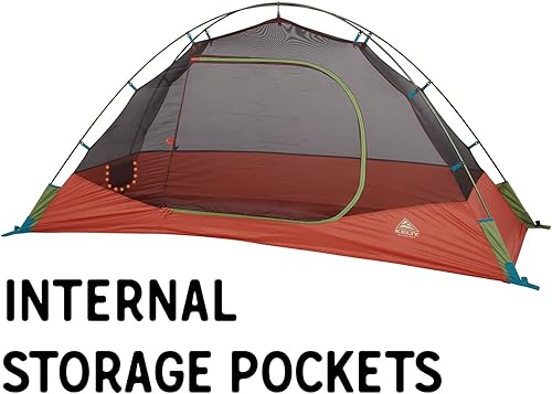 Vista 5 de Kelty Tents Kelty Discovery Trail - Tienda de campaña para mochileros, ligera y fácil de instalar, refugio para mochileros con 2 postes de aluminio