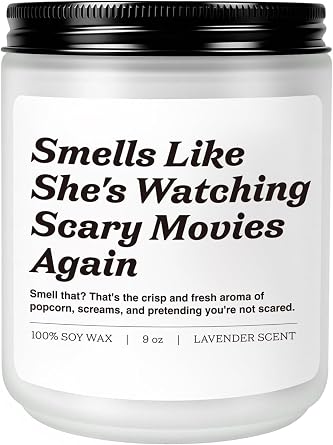 Horror Movie Scented Candles -Halloween Funny Gift for Women Her