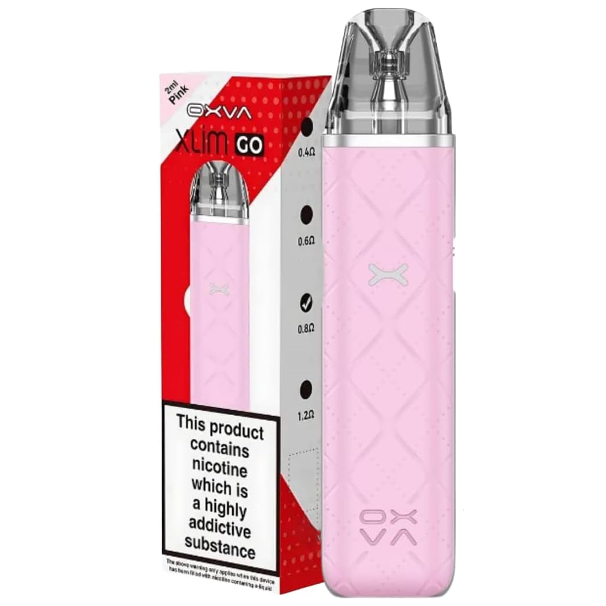 oxva xlim go amazon Xlim Go Pod Kit for Oxva, 1000mAh Battery, Top Fill System, Leather  Exterior Design, Compatible with Xlim Series Pods, 2ml Cartridge Capacity,  No Nicotine (Pink): Amazon.co.uk: Electronics & Photo