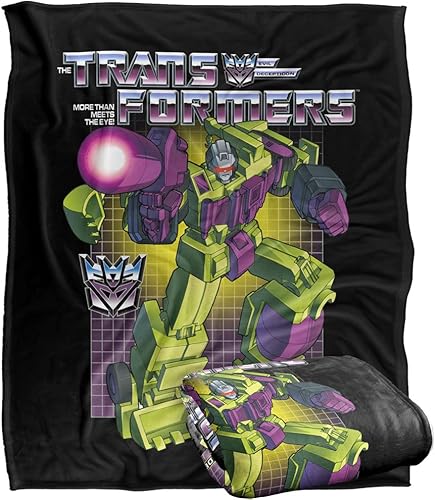 Transformers Devastator - Manta de tacto sedoso, súper suave, 50 x 60 pulgadas