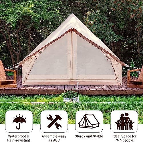 Carpa tipo yurt para 3-4 personas resistente al agua miniatura 2