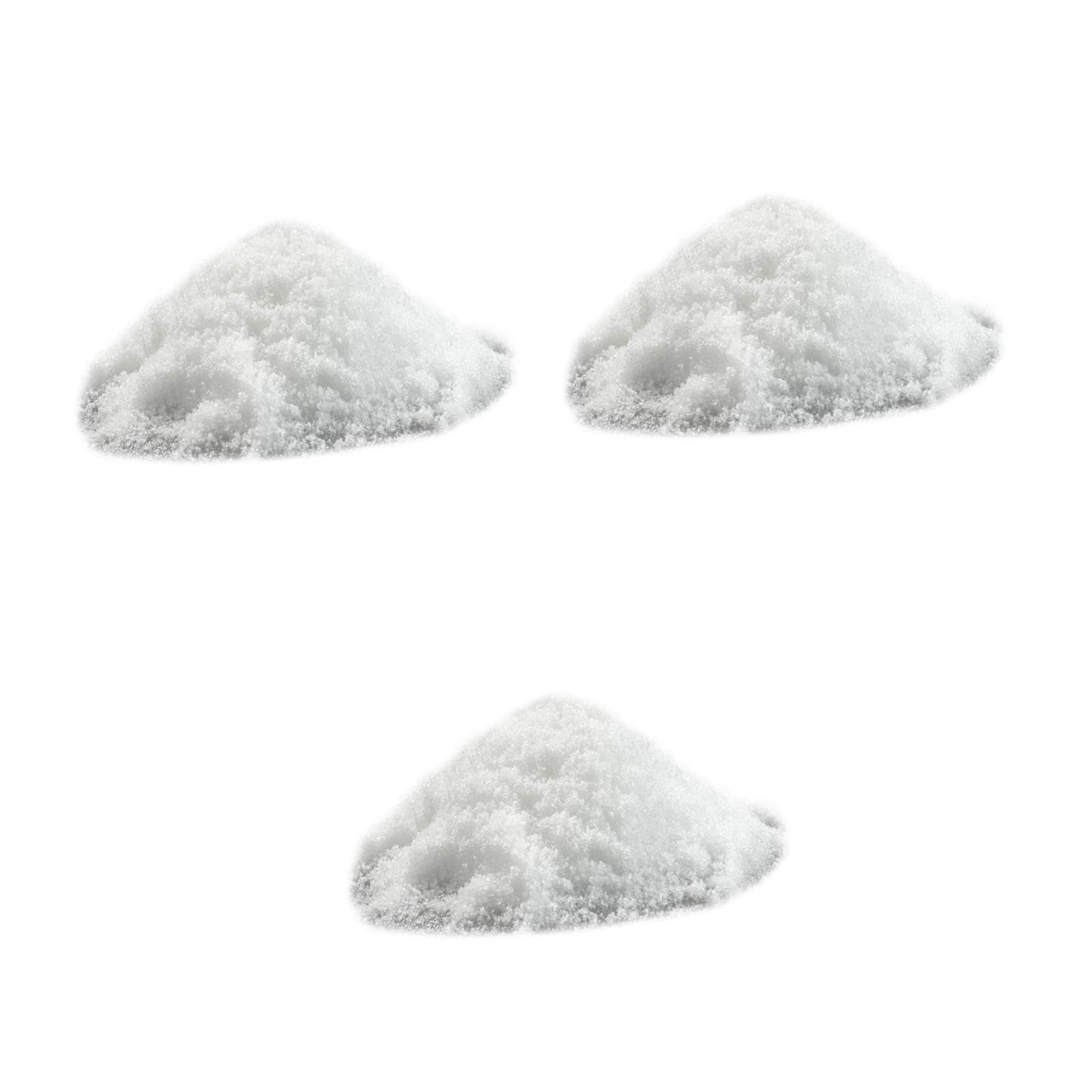 ABOOFAN 3 Packungen Künstliches Schneepulver Weihnachtsbaum Weihnachtsdekor Schneespielzeug Weihnachtsschneekugeln Kunstschnee Schneeflockendekor Schneekugel Set Gefälschte Schneebälle