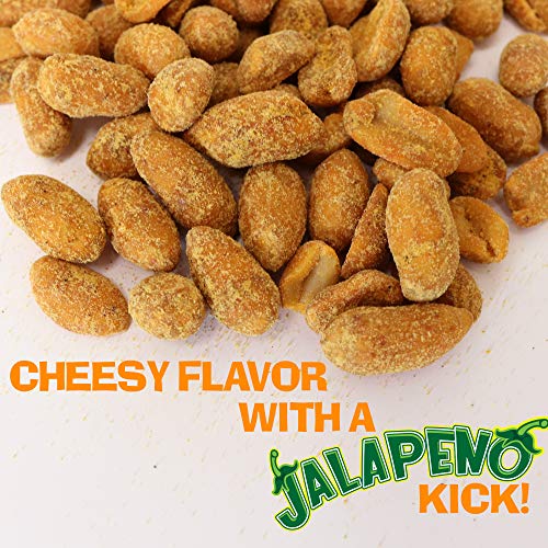Ass Kickin’ Jalapeno Cheddar Spicy Hot Peanuts – 3 Lb Can - Ultimate Gourmet Gift Spicy Peanuts - Try If You Dare! #TOP3