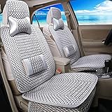➤ Universal para coches de 5 plazas: la funda de tela para asientos de coche es compatible con la mayoría de vehículos de 5 pasajeros (coche de 5 plazas). Nuestra funda para asiento delantero se adapta a todos los vehículos, desde un cupé pequeño hasta un camión grande, pero no es adecuada para automóviles alargados ni deportivos.