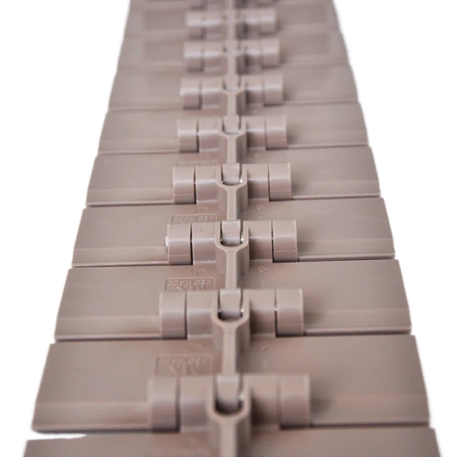 1 mètre 820-K325 Largeur : 82,6 mm Chaîne à Plateau Plat Pom Ligne de convoyeur à Bande en Plastique Charnière Simple Droite