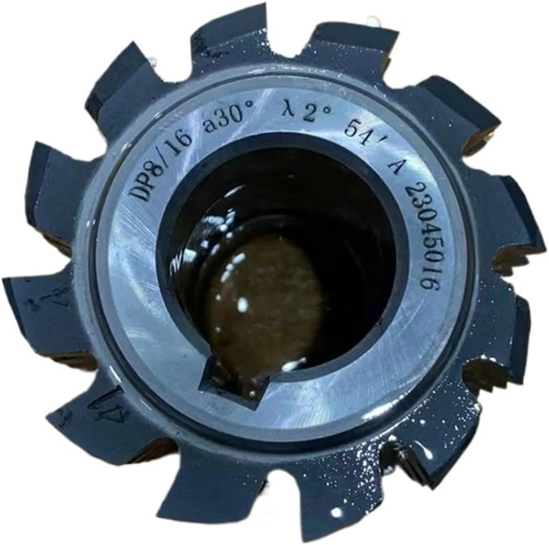 Hobbing Cutters, DP6/8, DP6/12, DP8/16 PA20/PA30/PA45 Degree HSS Gear Hob Cutter,Tools(PA45,DP6-12,Without Coated)