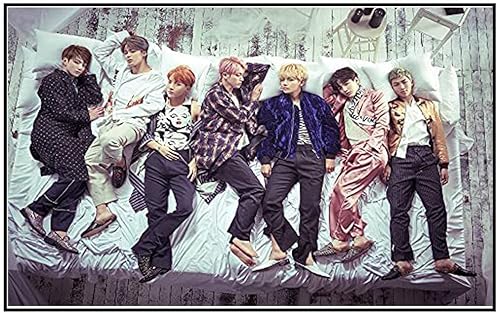 防弹少年团 ダイヤモンドアートツール 5D Diyのダイヤモンド塗装キット ダイアモンドビーズ絵画 刺繍キット 5Dダイヤモンド塗装キット クロスステッチキット 絵画キット 塗装ツール DIY・手作り絵画手芸キット 5D モザイクアート ダイヤモンド塗装 全面貼り付けタイプ 萌え 誕生日 グッズ (全员C, 40*60cm)