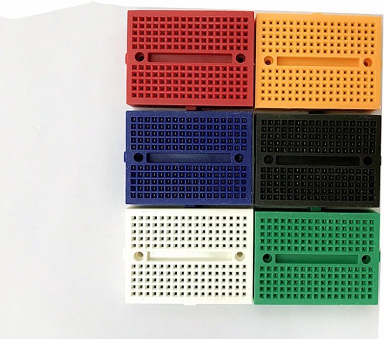 170 Points Mini Breadboard for Arduino Proto Shield 6 PCS and 6 Colors