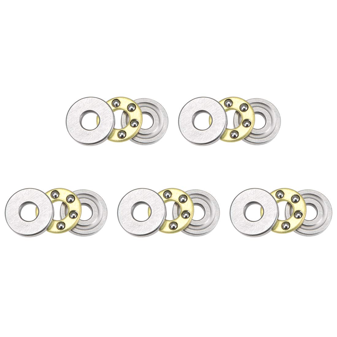 Thrust Ball Bearings - 6mm x 12mm Chrome Steel -6