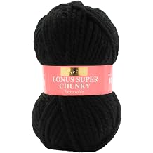 Sirdar Hayfield Bonus Super Chunky, Black 965, 100g