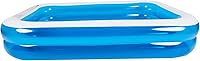 Vista 3 de Piscina rectangular inflable azul y blanca de 8.5