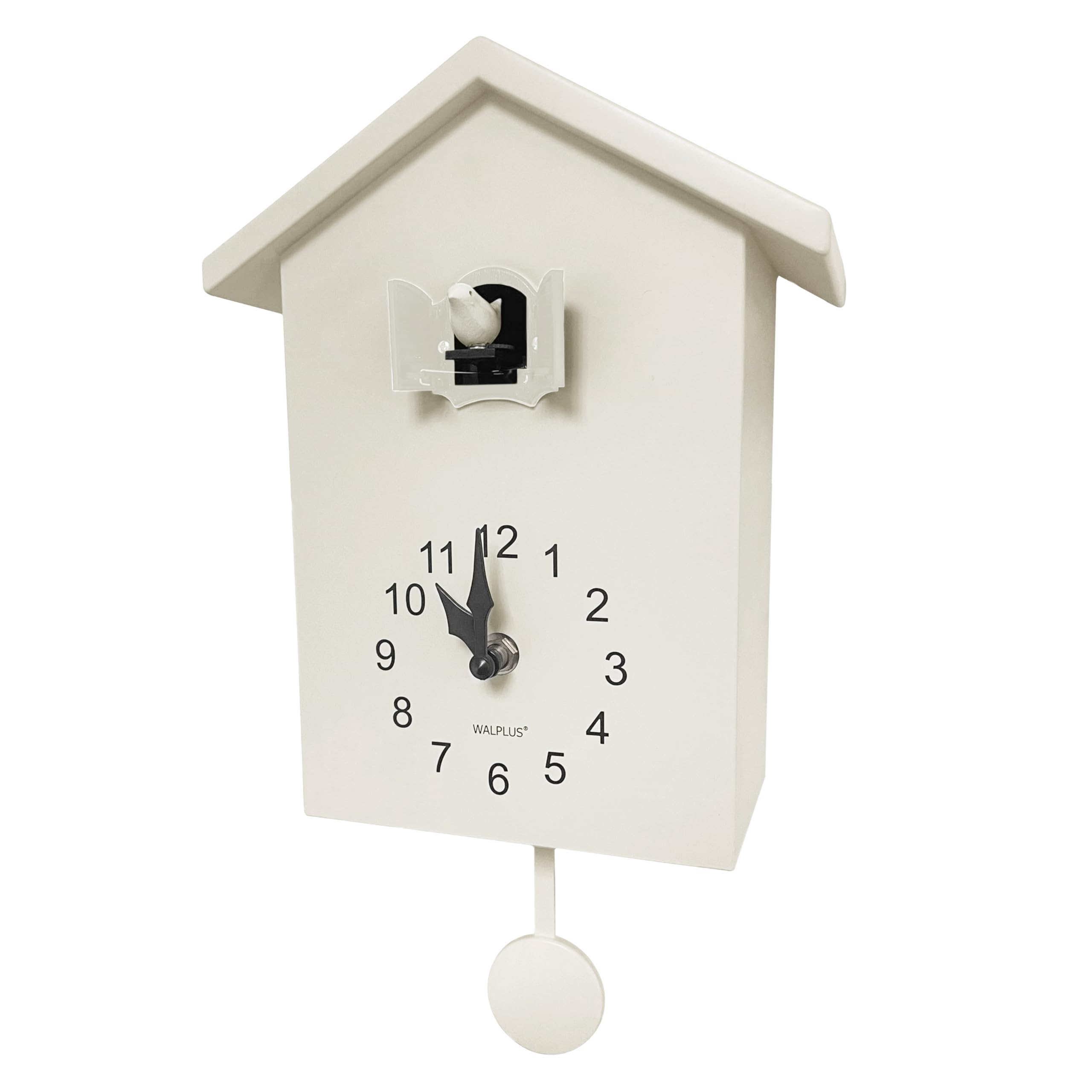 WALPLUS Modern Cuckoo Clocks for Wall Hourly Chiming Coo Coo