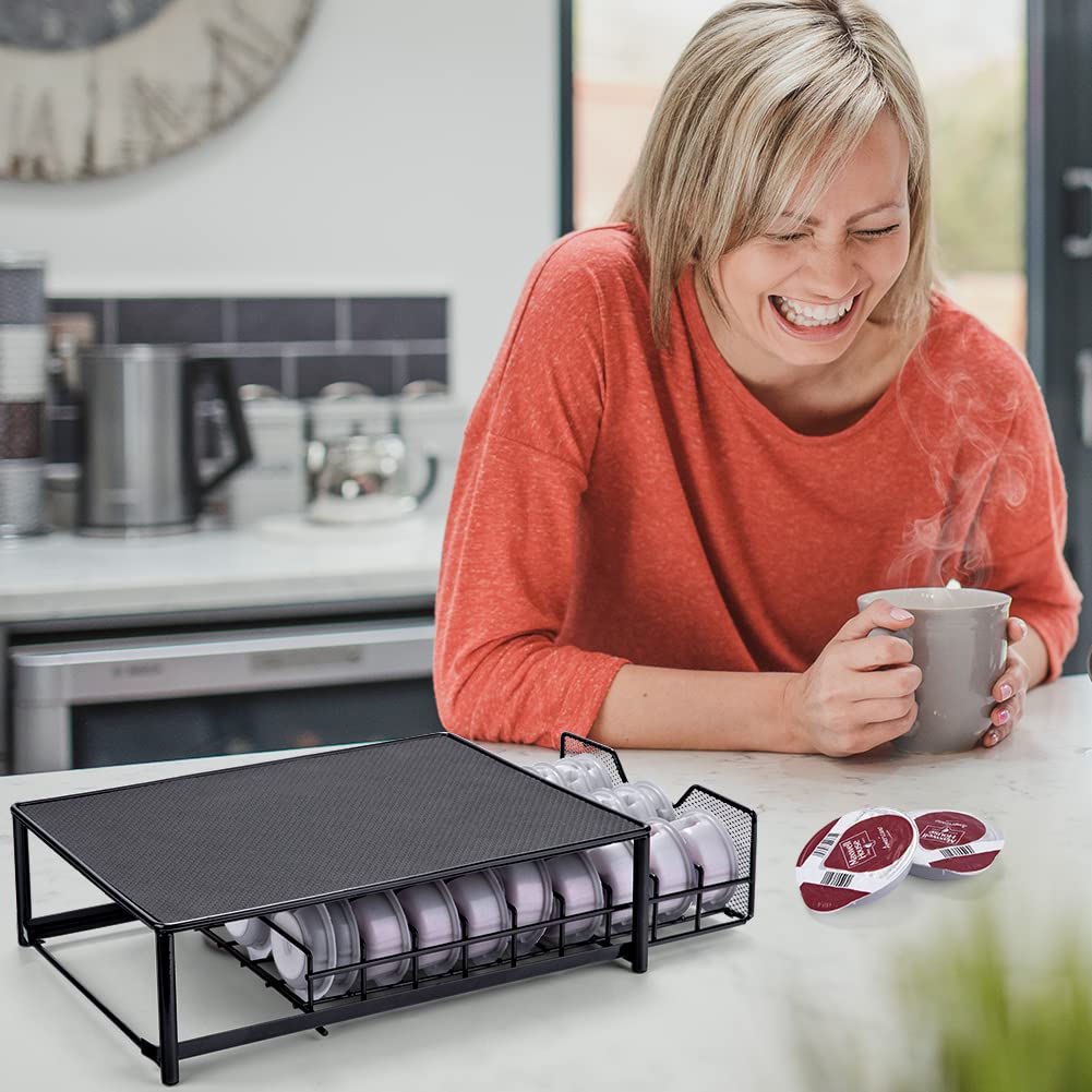 YGJT Cajón de almacenamiento para cápsulas de café Tassimo, 54 piezas, soporte para cápsulas de café