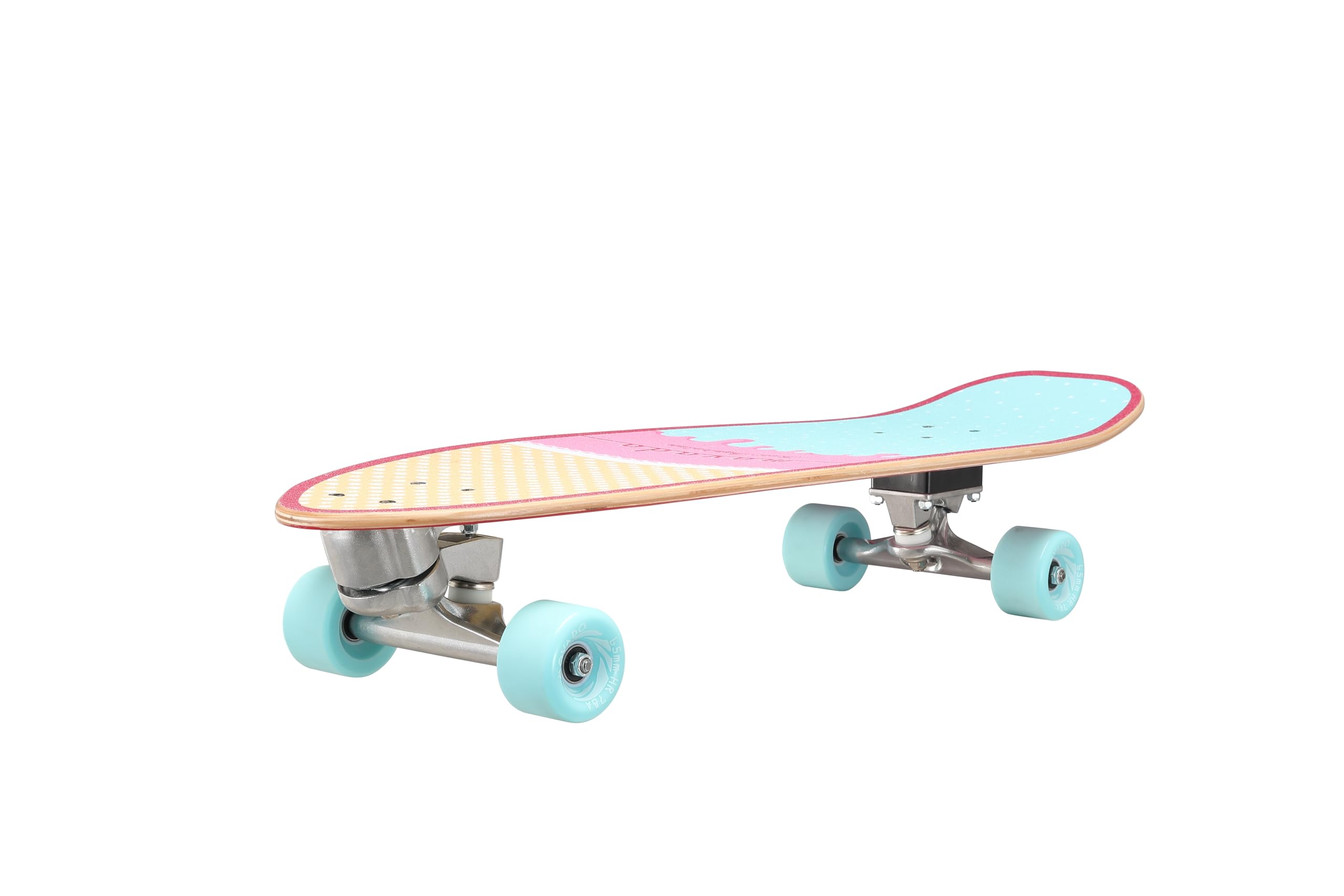 STAR SCOOTER Monopatín Surf Skateboard Longboard Vintage Retro Cruiser 65mm ABEC-11