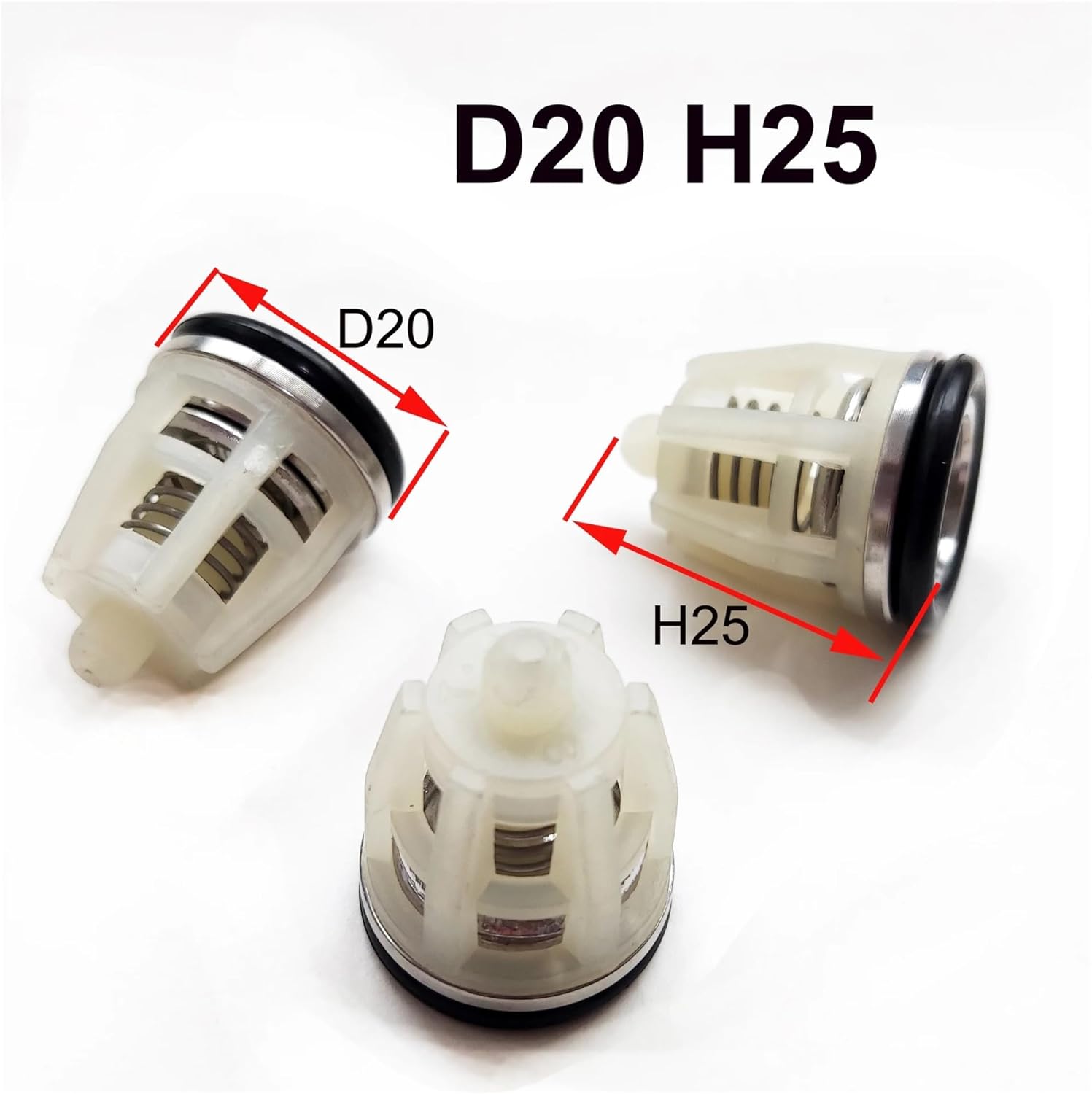 Washing Machine Inlet Valve,D20 H25 AR Check Valve Water Repair Kit Axial Pump High Pressure Washer Washing Machine 1015 1515