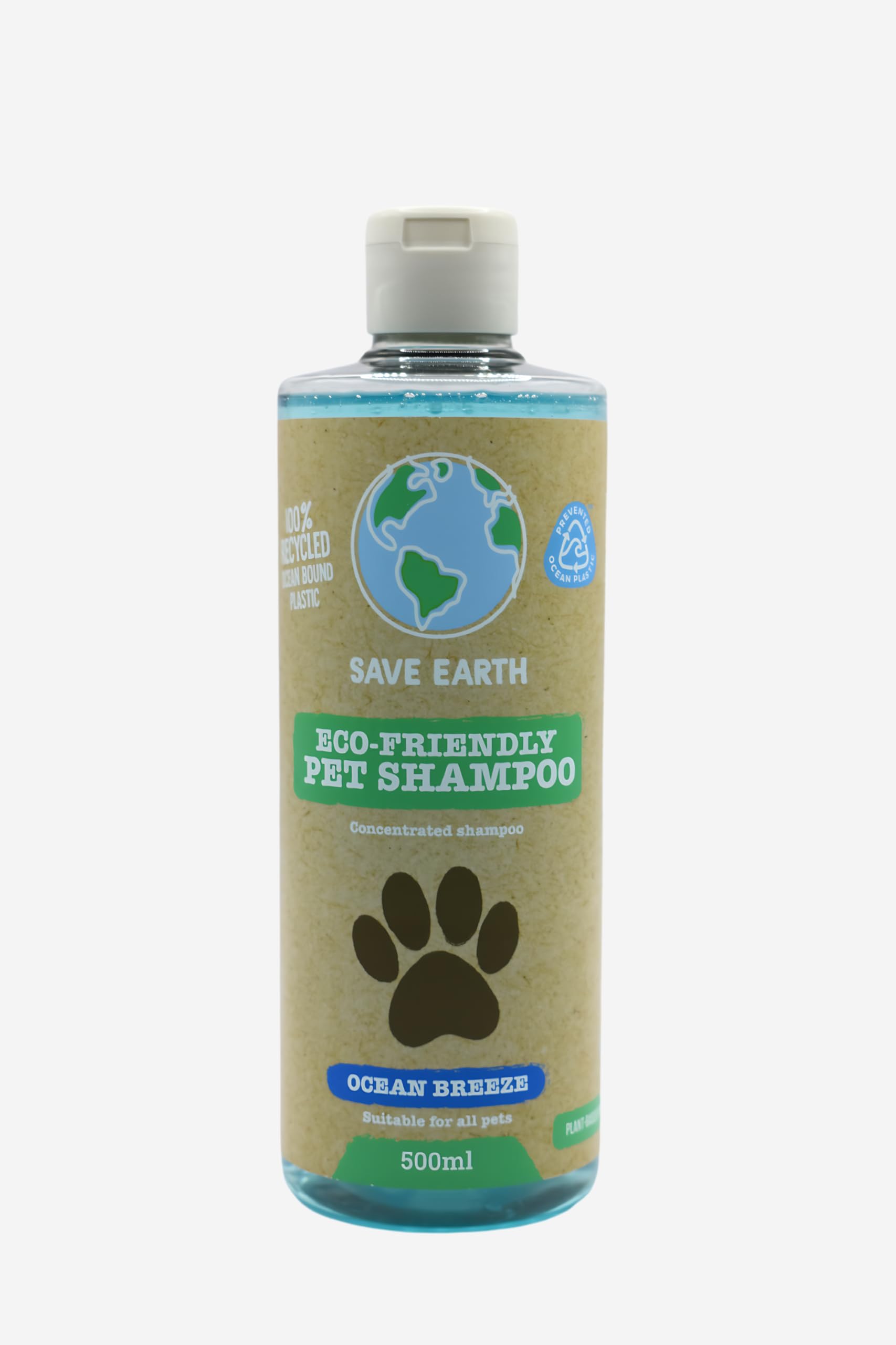 Pet Shampoo Eco-Friendly - Save Earth Soothing Oatmeal and Aloe Shampoo Formula for Dogs and Cats