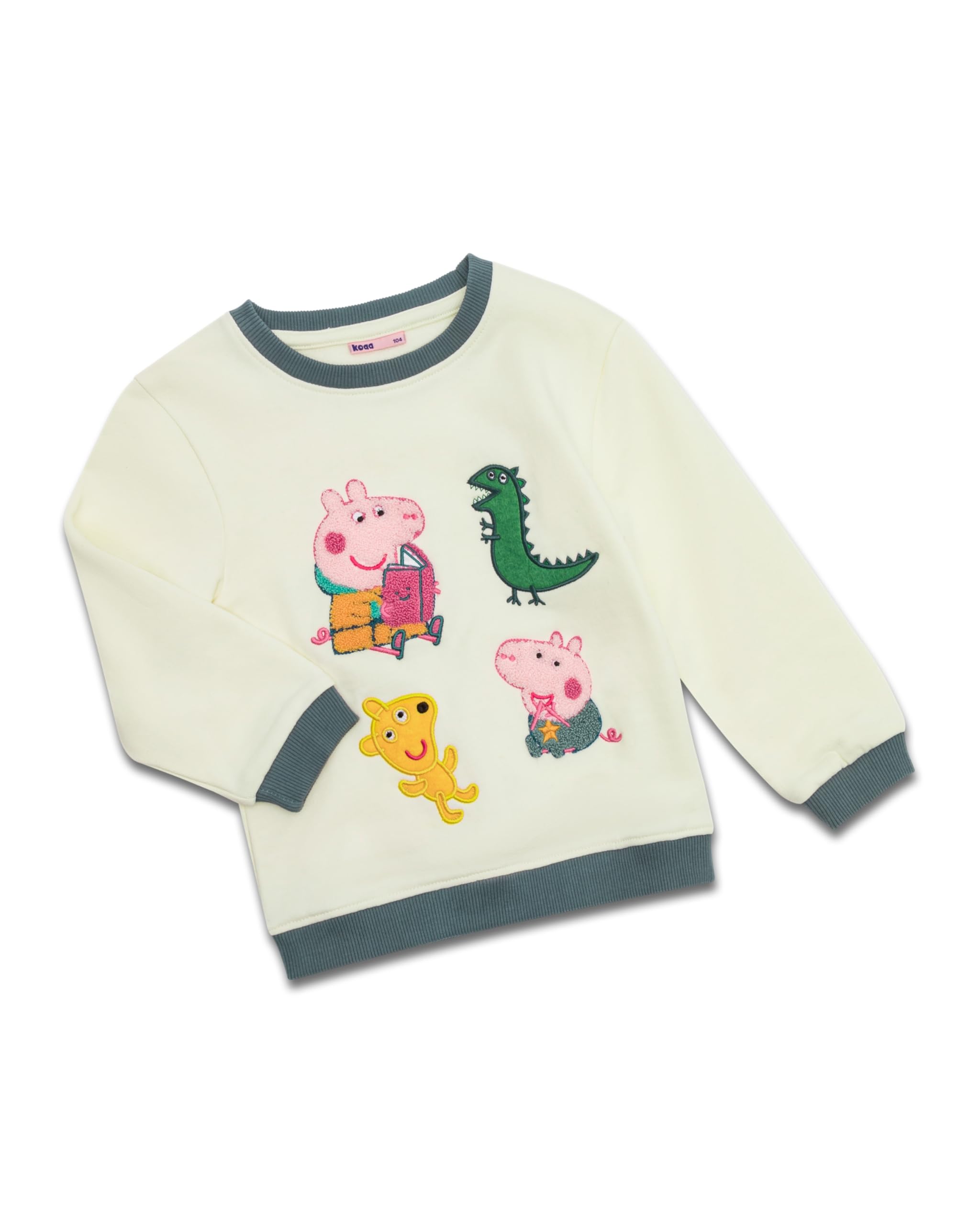 koaa Peppa Wutz Cozy Corner Pullover – Peppa Pig, Pulli für Jungen & mädchen, Kids Sweater, Weihnachts- & Winterpullover, Sweatjacke, Kinder Langarmshirt & Sweatshirt, Langarm, kinderkleidung 86-104