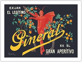 Pineral - The Legitimate Great Apéritif (El Legitimo Gran Apertivo) - Vintage Spanish Advertising Poster by Leonetto Cappiello c.1912 - Fine Art Matte Paper Print (Unframed) 24x32in