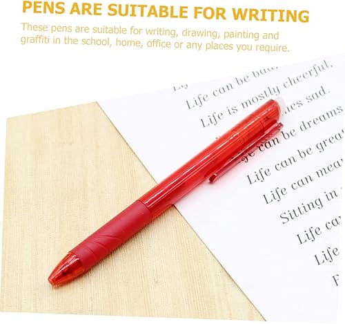 Miniatura 2 de NUOBESTY Juego de 8 bolígrafos de gel de color a granel, bolígrafos estilográficos, bolígrafos de tinta a granel, bolígrafos de tinta de 0.020 in,