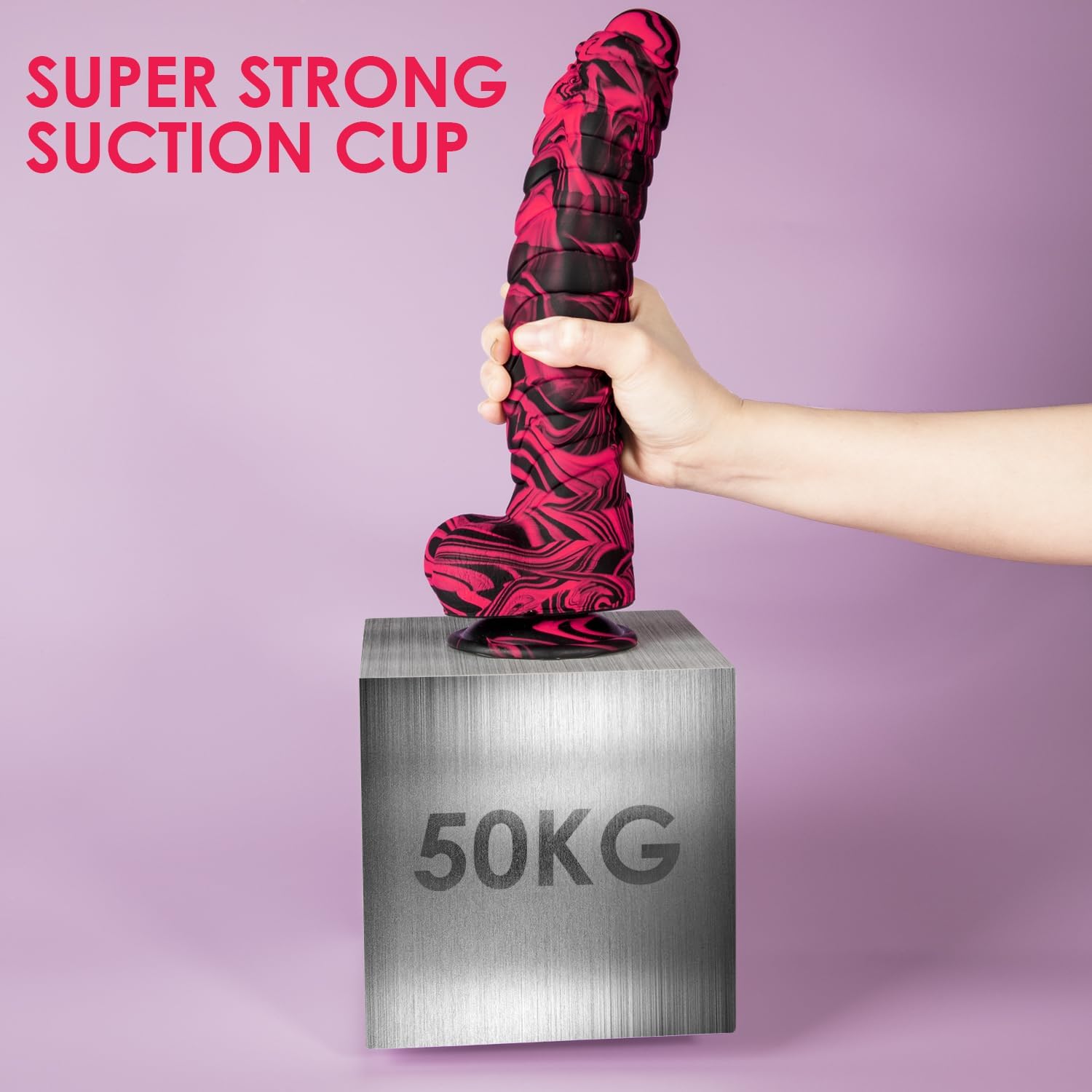 Thick Realistic Dildo Adult Sex Toys, 10.43 Inch Soft Safety Silicone G-spot Anal Stimulator with Strong Suction Cup, Fantasy Dildos Huge Lifelike Penis Toy for Women Men Couples