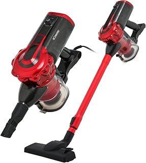 Bomann BS6072CB - Aspirador de Mano y Escoba (600 W, tecnología de Filtro HEPA, Tubo telescópico 47-77 cm, Accesorios incluidos, Ideal para Suelos y Muebles