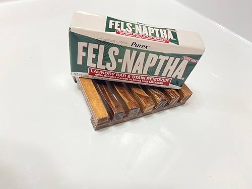 Miniatura 3 de Fels Naptha Detergente para ropa y jabonera de madera Supreme Shop TDV (2 barras de jabón Purex)