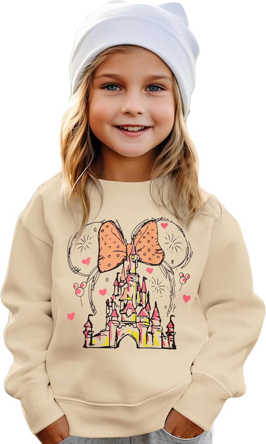 Magical Crewneck Sweatshirt for Toddler Girl Magic Castle Long Sleeve Shirts Kingdom Holiday Family Vacation Outfit