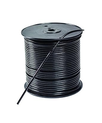 SB CHAVAN Gym Wire Rope, Material PU (Polyurethane) Coated Black Color Cable Inside Steel, 10 MM Thickness, 10 Mtrs