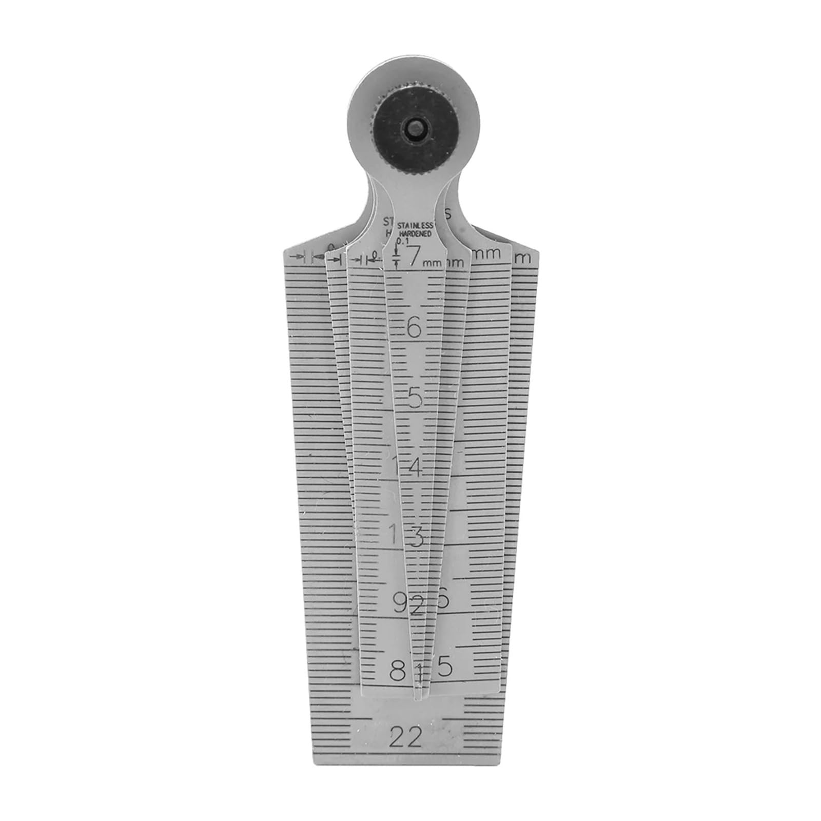 Feeler Gauges, Feeler Measuring Tool Hole Size Gage 1 Set Stainless Steel Welding Taper Gauge Rulers Inspection