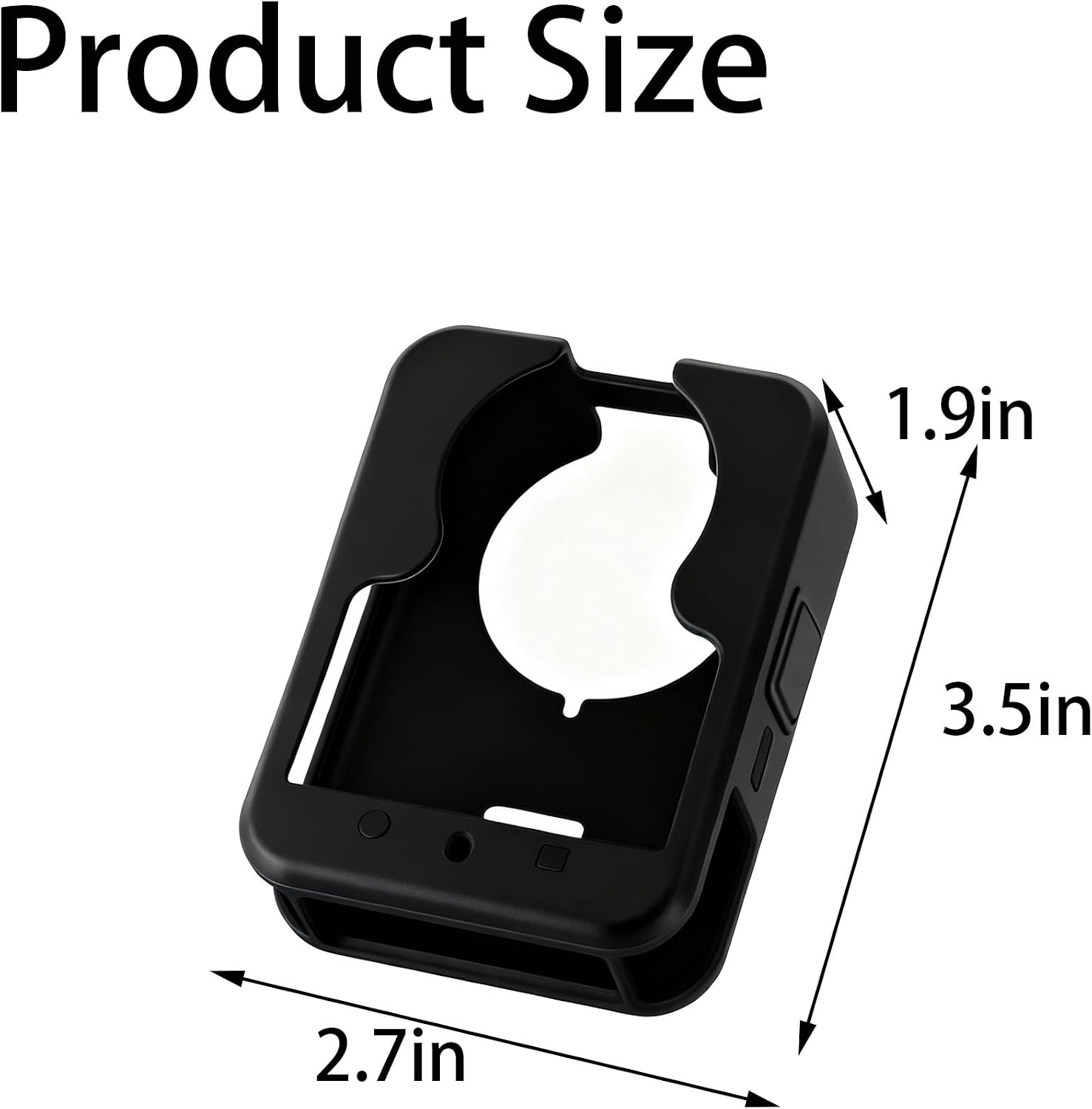 PCTC Silicone Case for DJI OSMO 360 Camera (Black) image 2