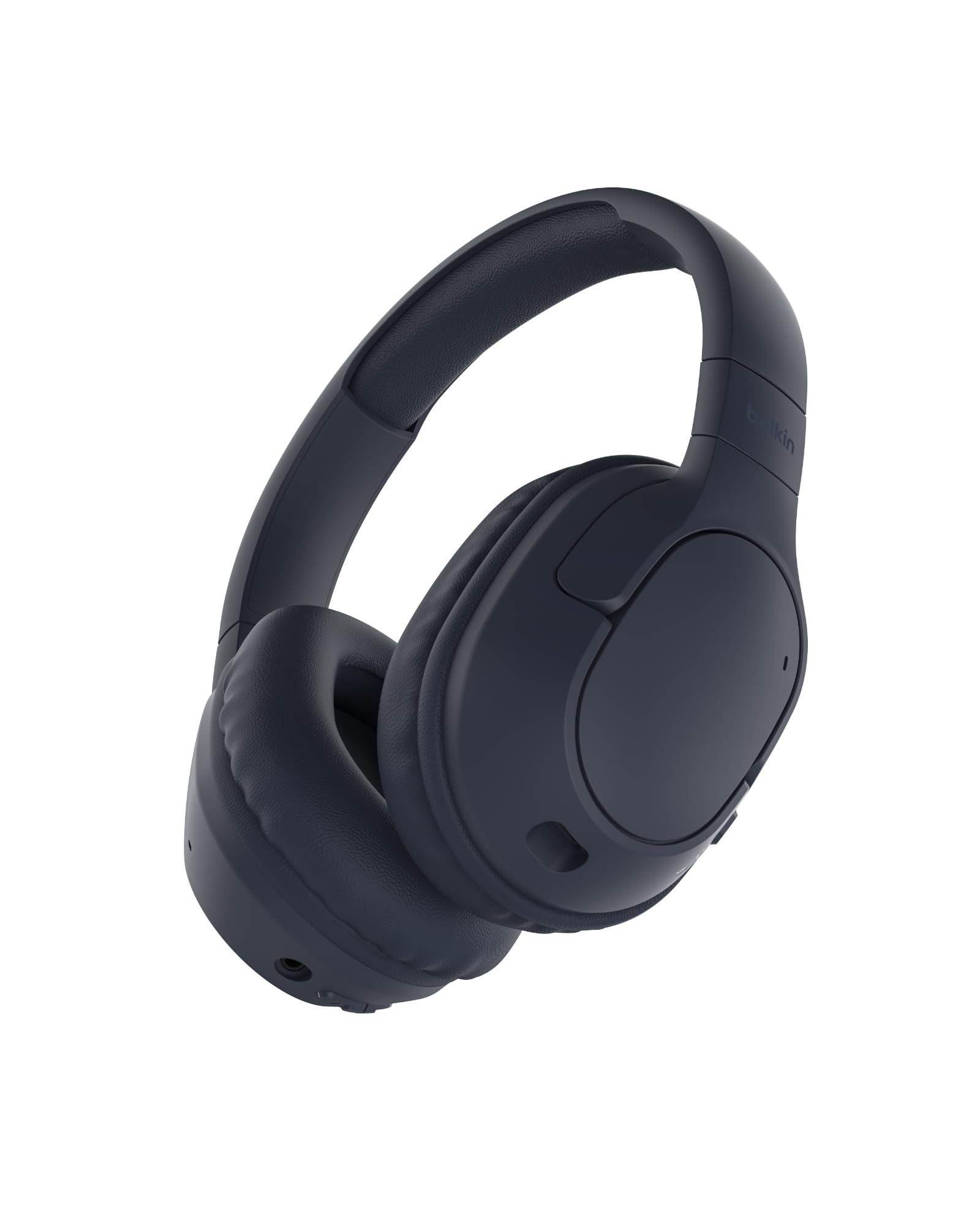 Belkin SoundForm Surround Kopfhörer Kabellos Bluetooth, Over-Ear Environmental Noise Cancelling Kopfhörer, 60 Std. Betrieb, weiche Hörmuscheln für iPhone, Galaxy, iPad, zu Hause, Büro – Blau
