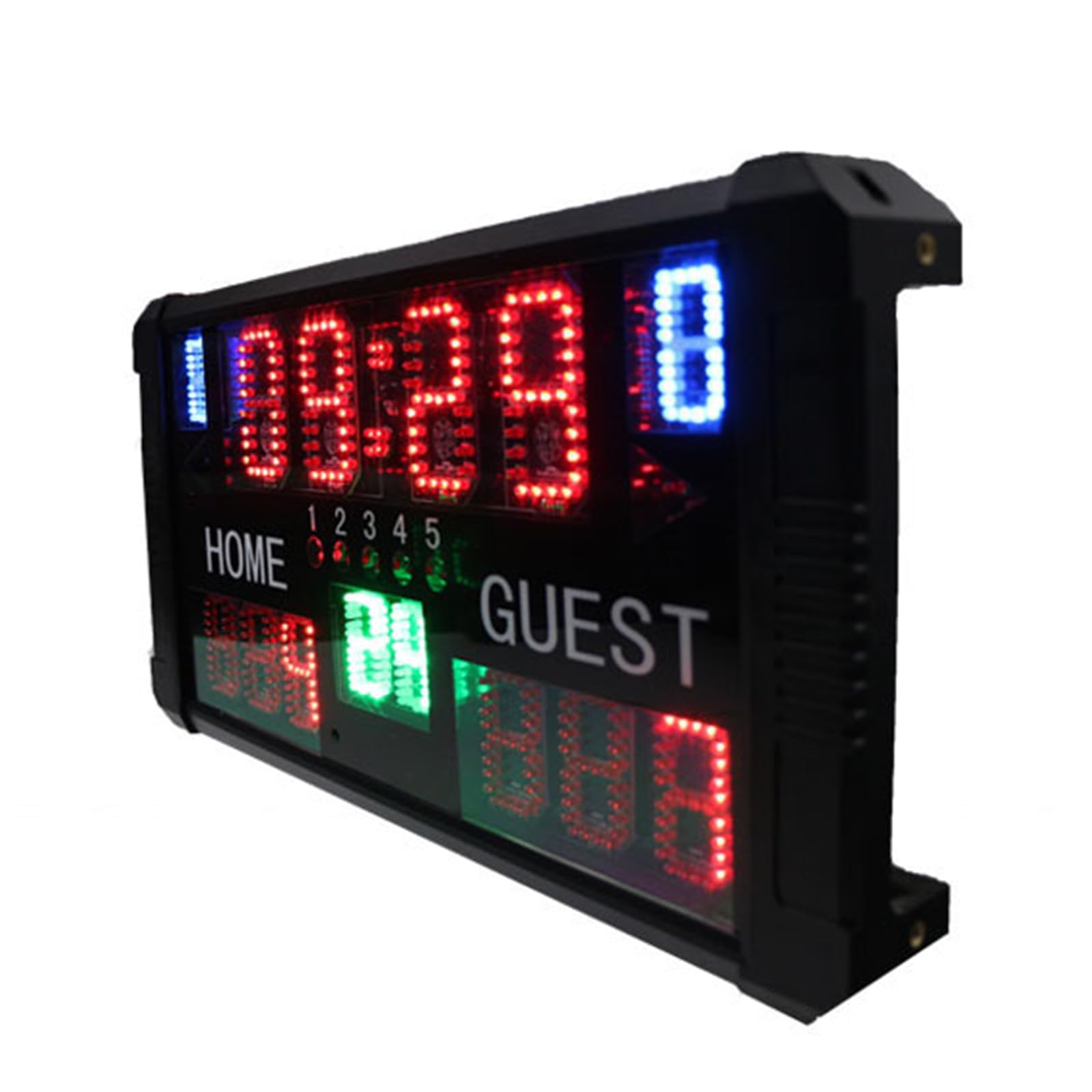 HERCHR Tabellone Segnapunti Digitale Elettronico Con Telecomando – Per Basket, Pallavolo E Giochi Da Tavolo