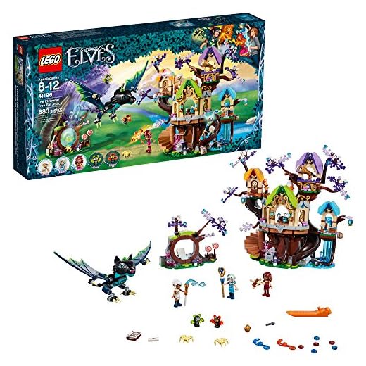 LEGO Elves The Elvenstar Tree Bat Attack 41196 Building Kit (883 Piece)