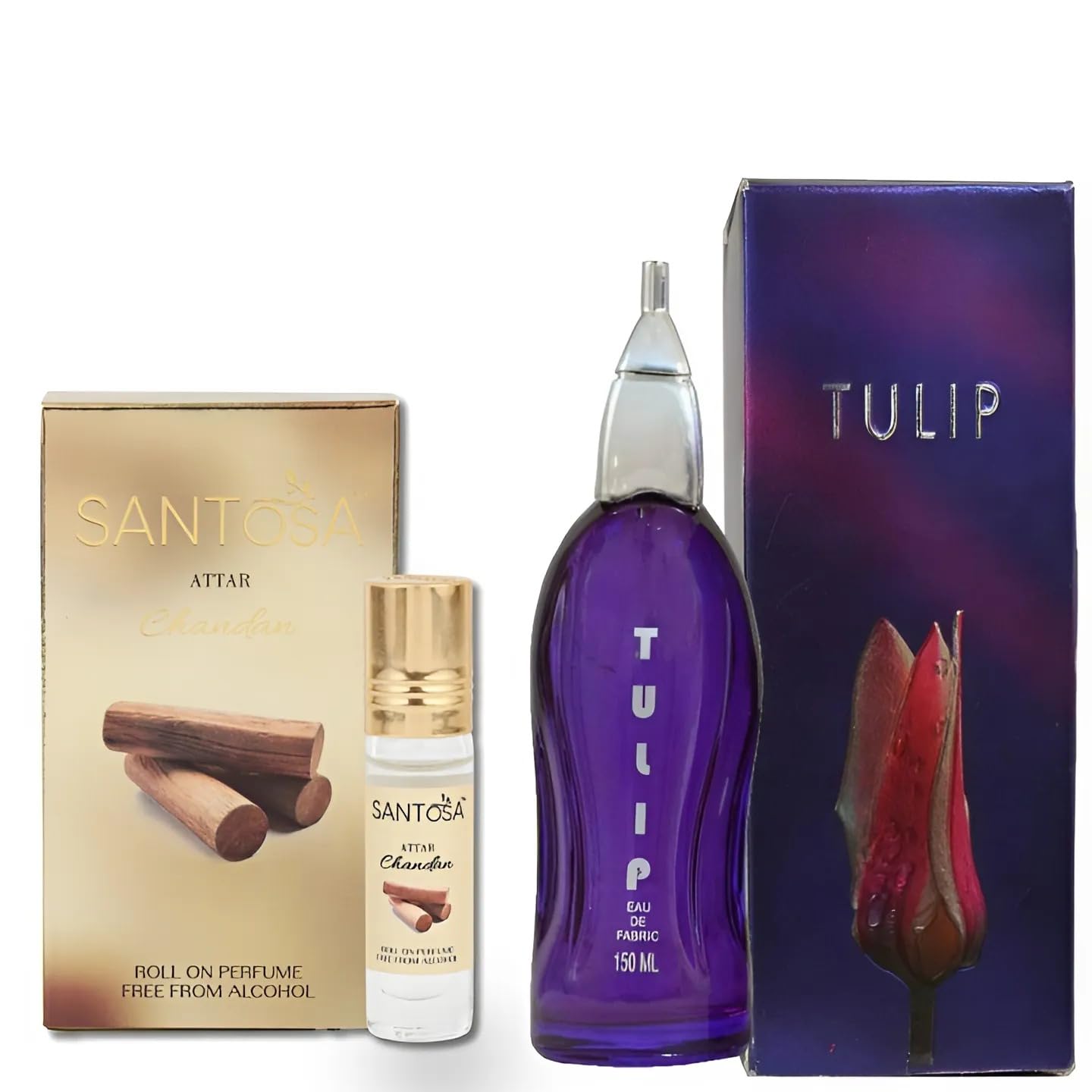 Santosa Chandan Attar 6ml and Tulip Luxury Women's Perfume, 150ml-image-24
